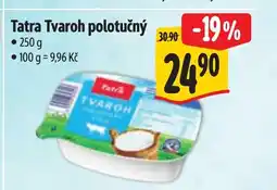 Albert Tatra Tvaroh polotučný nabídka
