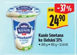 Albert Kunín Smetana ke šlehání 31% nabídka