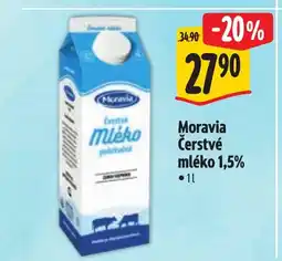 Albert Moravia Čerstvé mléko 1,5% nabídka