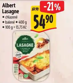 Albert Albert Lasagne nabídka