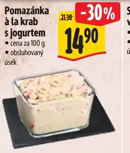 Albert Pomazánka à la krab s jogurtem nabídka