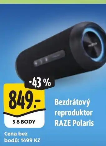 Albert Bezdrátový reproduktor RAZE Polaris nabídka