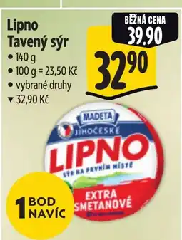 Albert Lipno sýr Tavený sýr nabídka