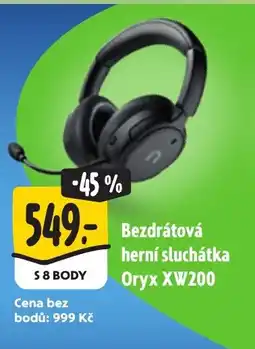 Albert Bezdrátová herní sluchátka Oryx XW200 nabídka