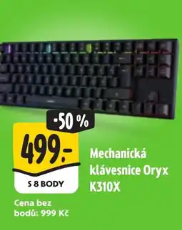Albert Mechanická klávesnice Oryx K310X nabídka