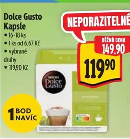 Albert Dolce Gusto Kapsle nabídka