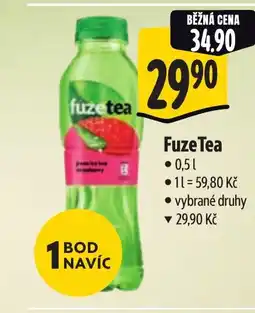 Albert Fuze Tea nabídka