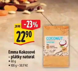 Albert Emma Kokosové - plátky natural nabídka