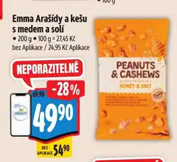 Albert Emma Arašídy a kešu s medem a solí nabídka