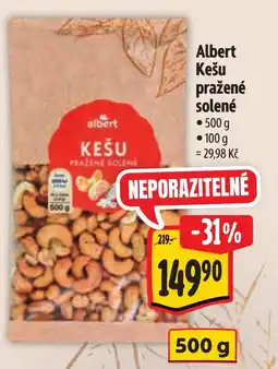Albert Albert Kešu pražené solené nabídka