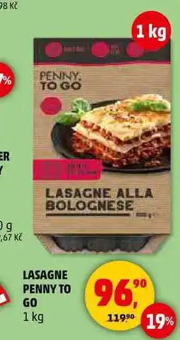 Penny Market LASAGNE PENNY TO GO, 1 kg nabídka