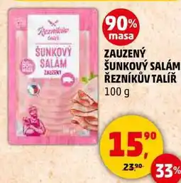 Penny Market ZAUZENÝ ŠUNKOVÝ SALÁM ŘEZNÍKŮV TALÍŘ, 100 g nabídka