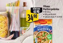 Albert Vitana Poctivá polévka nabídka