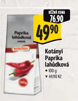 Albert Kotányi Paprika lahůdková nabídka
