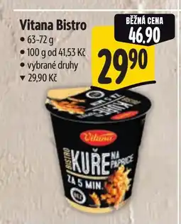 Albert Vitana Bistro nabídka