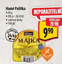 Albert Hamé Paštika nabídka