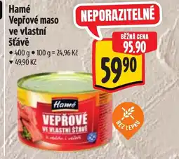 Albert Hamé Vepřové maso ve vlastní šťávě nabídka