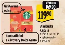 Albert Starbucks Kapsle nabídka