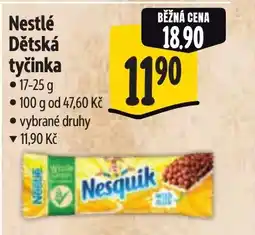 Albert Nestlé Dětská tyčinka nabídka