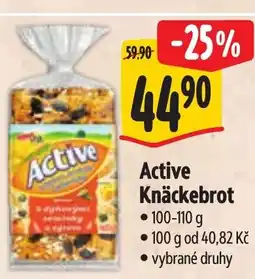 Albert Active Knäckebrot nabídka