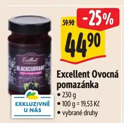 Albert Excellent Ovocná pomazánka nabídka