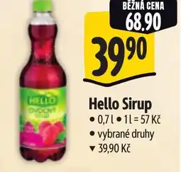 Albert Hello Sirup nabídka