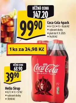 Albert Coca-Cola 4pack nabídka