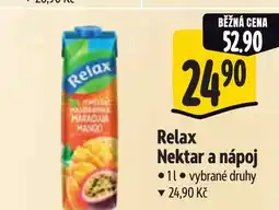 Albert Relax Nektar a nápoj nabídka