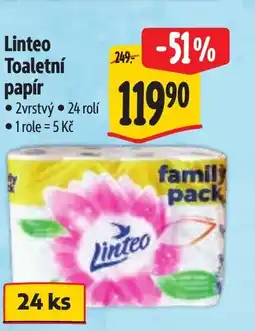 Albert Linteo Toaletní papír nabídka