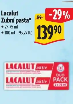 Albert Lacalut Zubní pasta* nabídka