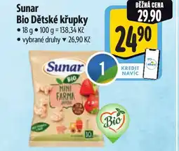Albert Sunar Bio Dětské křupky nabídka