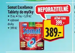 Albert Somat Excellence Tablety do myčky nabídka