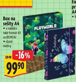 Albert Box na sešity A4 nabídka