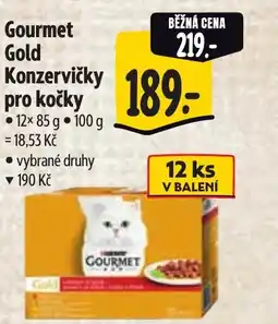 Albert Gourmet gold konzervičky pro kočky nabídka