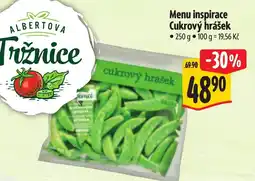 Albert Menu inspirace Cukrový hrášek nabídka