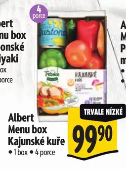 Albert Albert Menu box Polévka minestrone nabídka