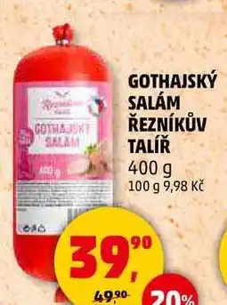 Penny Market GOTHAJSKÝ SALÁM ŘEZNÍKŮV TALÍŘ, 400 g nabídka