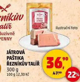 Penny Market JÁTROVÁ PAŠTIKA ŘEZNÍKŮV TALÍŘ, 300 g nabídka