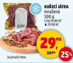 Penny Market KUŘECÍ JÁTRA mražená, 500 g nabídka