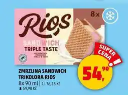 Penny Market ZMRZLINA SANDWICH TRIKOLORA RIOS, 8x 90 ml nabídka