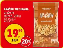 Penny Market ARAŠÍDY NATURALIA pražené solené, 200 g nabídka