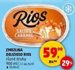 Penny Market ZMRZLINA DELIZIOSO RIOS různé druhy, 900 ml nabídka