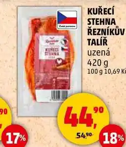 Penny Market KUŘECÍ STEHNA ŘEZNÍKŮV TALÍŘ uzená, 420 g nabídka