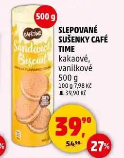 Penny Market SLEPOVANÉ SUŠENKY CAFÉ TIME kakaové, vanilkové, 500 g nabídka