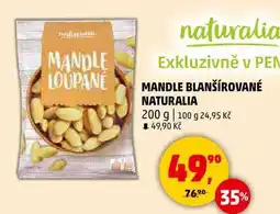 Penny Market MANDLE BLANŠÍROVANÉ NATURALIA, 200 g nabídka