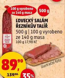 Penny Market LOVECKÝ SALÁM ŘEZNÍKŮV TALÍŘ, 500 g nabídka