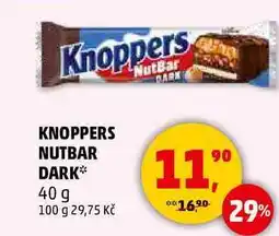 Penny Market KNOPPERS NUTBAR dark, 40 g nabídka