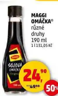 Penny Market MAGGI OMÁČKA různé druhy, 190 ml nabídka