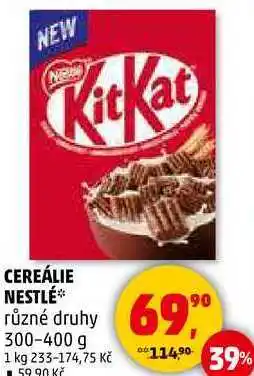Penny Market CEREÁLIE NESTLÉ různé druhy, 300-400 g nabídka