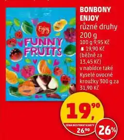 Penny Market BONBONY ENJOY různé druhy, 200 g nabídka